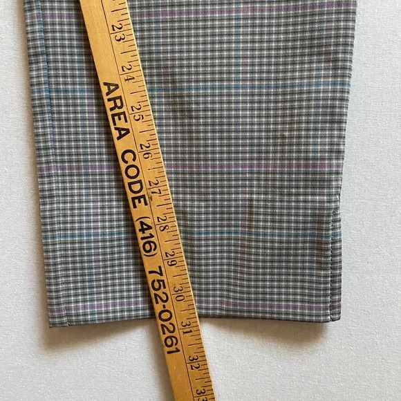 Nike Golf Dry Fit Golf Mid Rise Plaid Pants Size Sz 12 - Picture 11 of 11